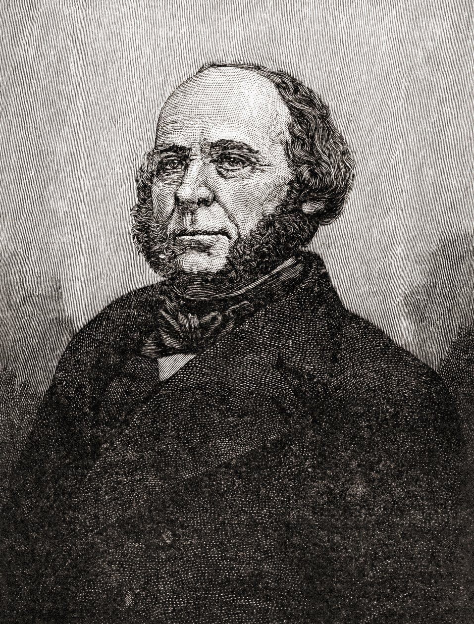 John Ericsson, uit The History of Our Country, gepubliceerd in 1905 (litho) door American School