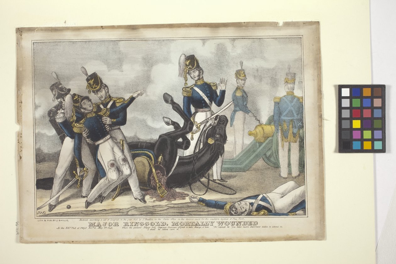 Majoor Ringgold, dodelijk gewond door American School