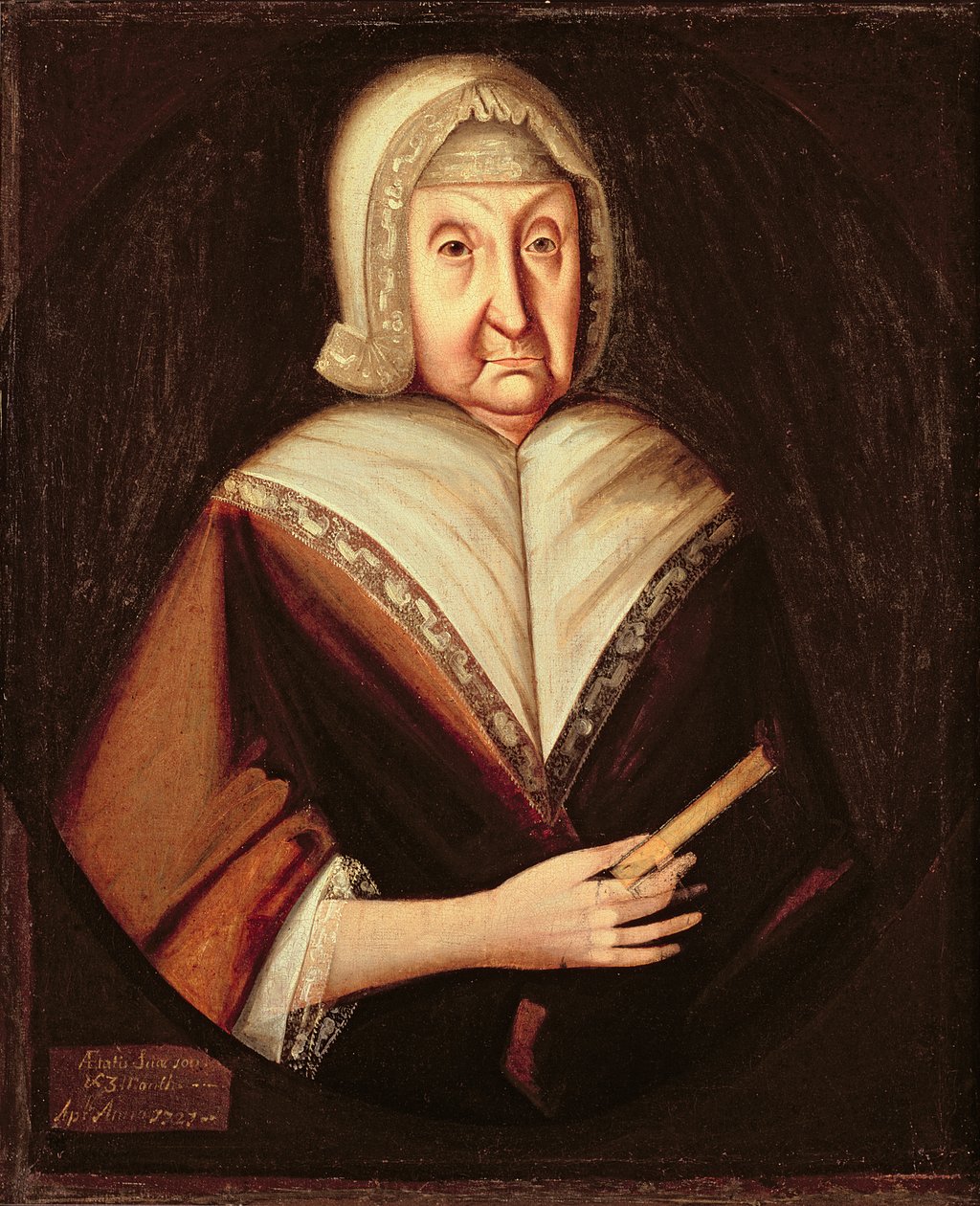Mevrouw William Pollard (Anne Dison), 1721 door American School