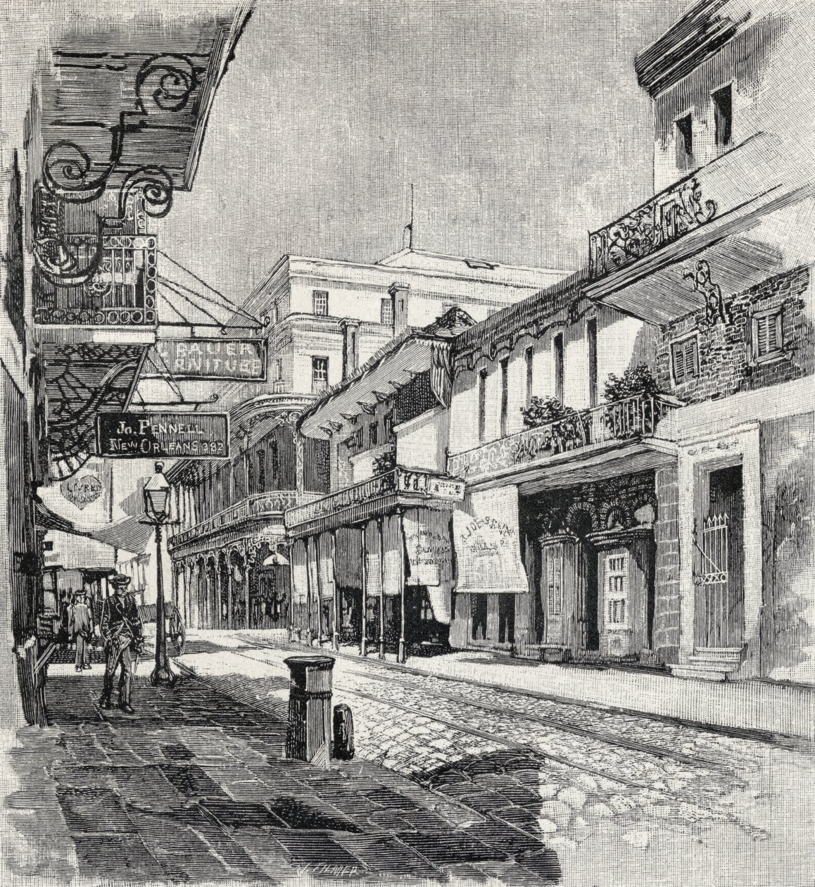 Oude St. Louis Hotel, later Het Staatshuis, New Orleans, uit 