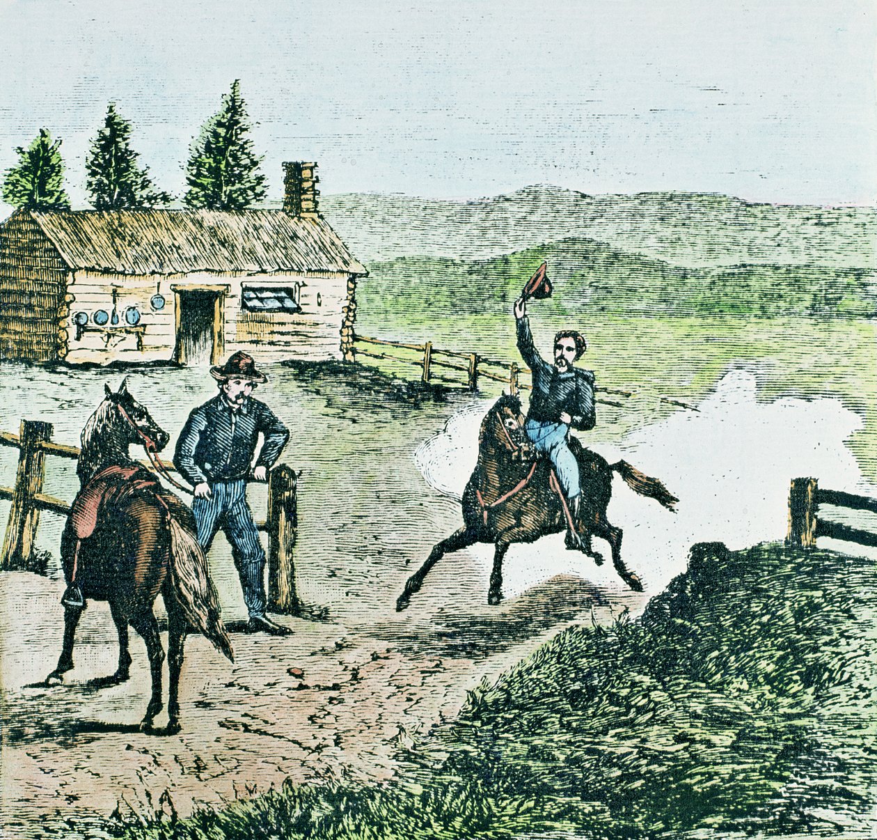 Pony Express Station door American School