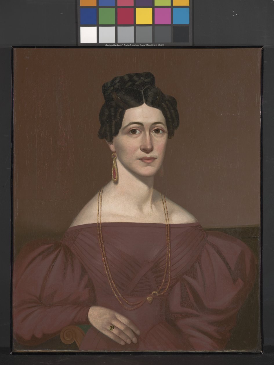 Portret van Eliza C. Ayres door American School