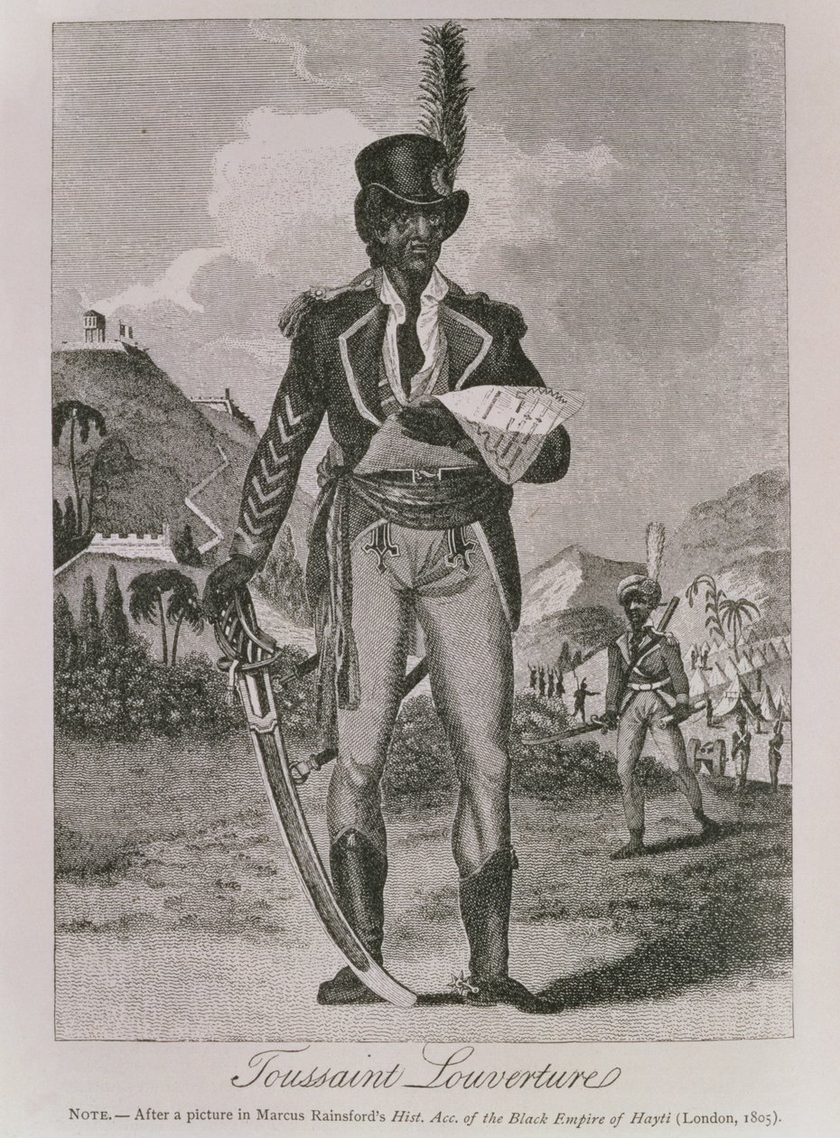 Portret van Francois Dominique Toussaint-Louverture (c.1743-1803) door American School