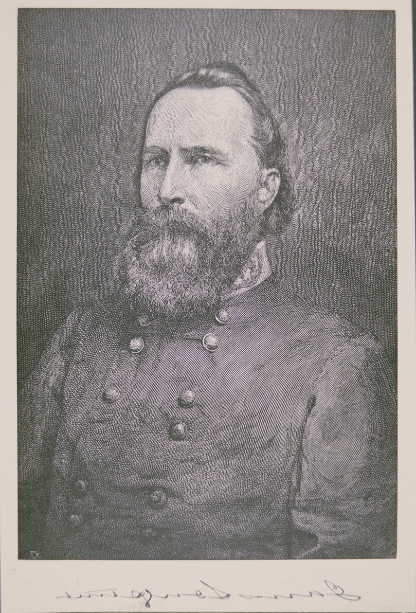 Portret van Generaal James Longstreet (1821-1904) door American School