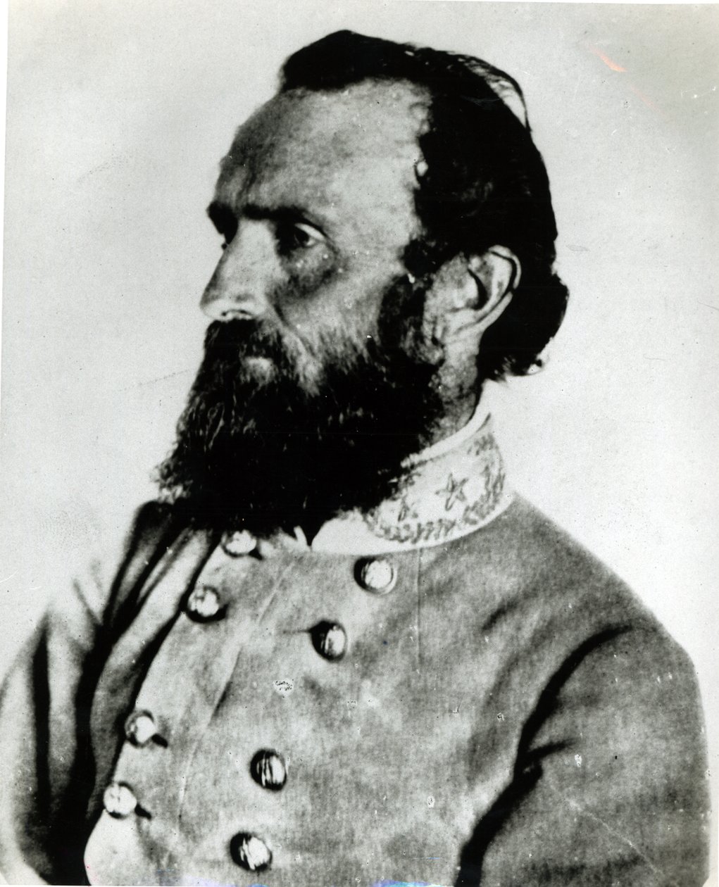 Portret van Thomas J. Stonewall Jackson door American School
