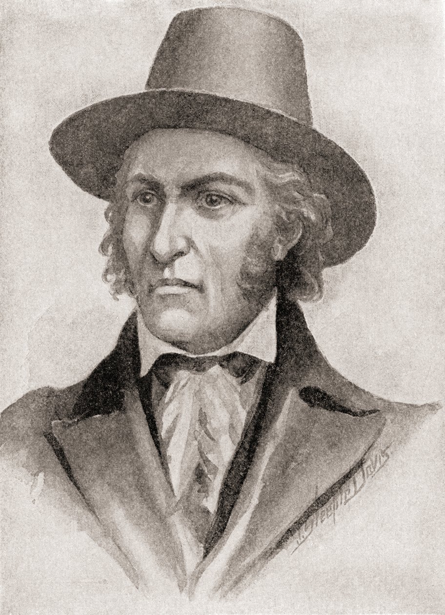Samuel Chester Reid, commandant van een kaper tijdens de Oorlog van 1812, uit 
