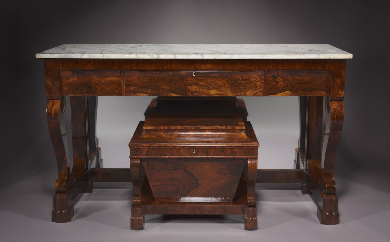 Buffet en Cellarette, firma Duncan Phyfe en Zoon door American School
