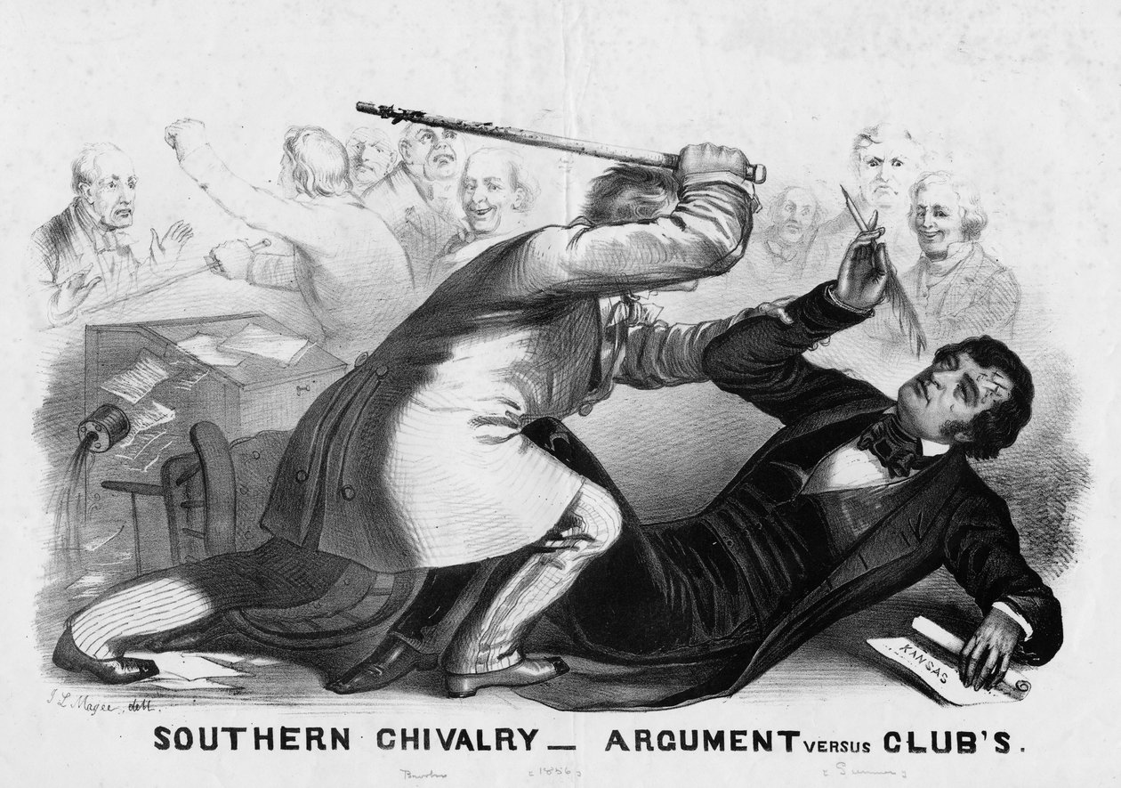 Zuidelijke ridderlijkheid: argument versus knuppels door American School