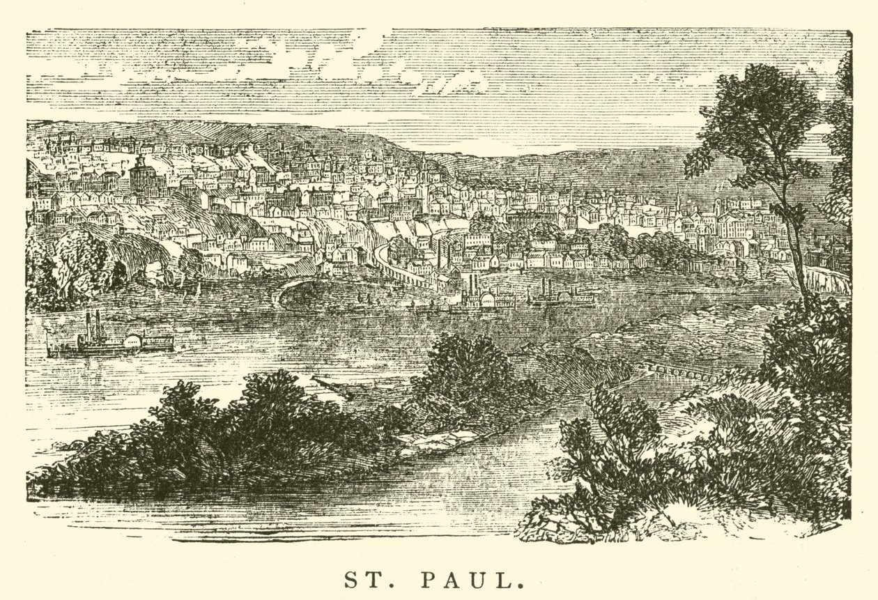 St Paul (engraving) door American School