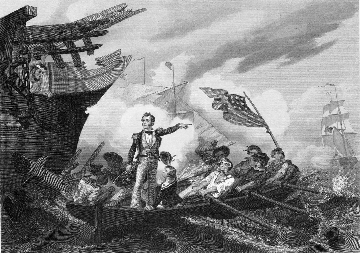 De Slag bij Lake Erie door American School
