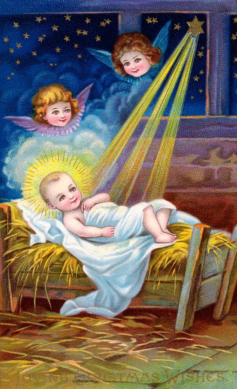 Het Christuskind in de Kribbe door American School