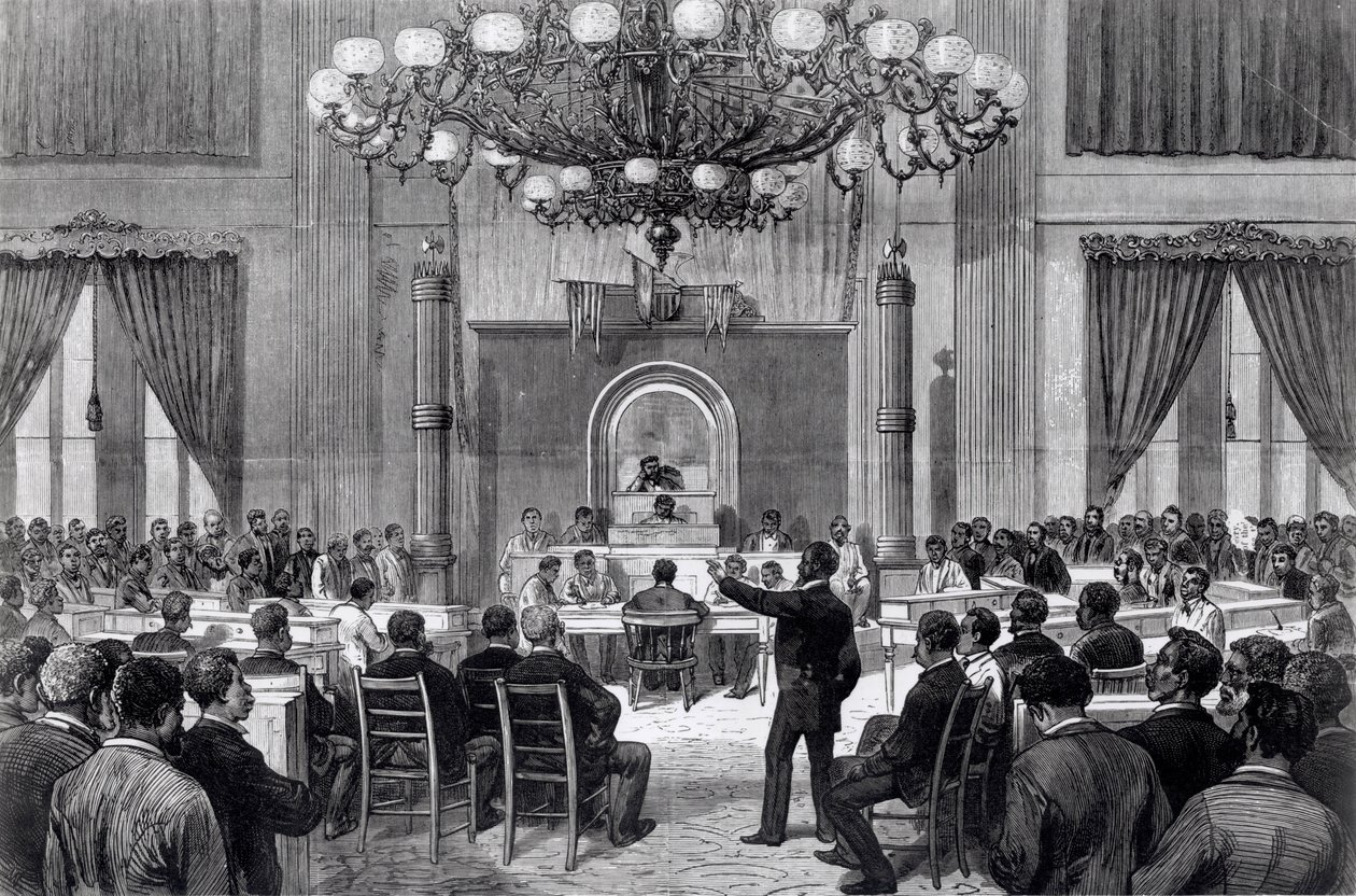 De Gekleurde Nationale Conventie in Zitting, Nashville, Tennessee, 5-7 april 1876, uit 