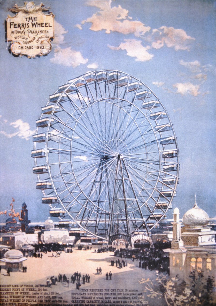 Het reuzenrad, Midway Plaisance, World