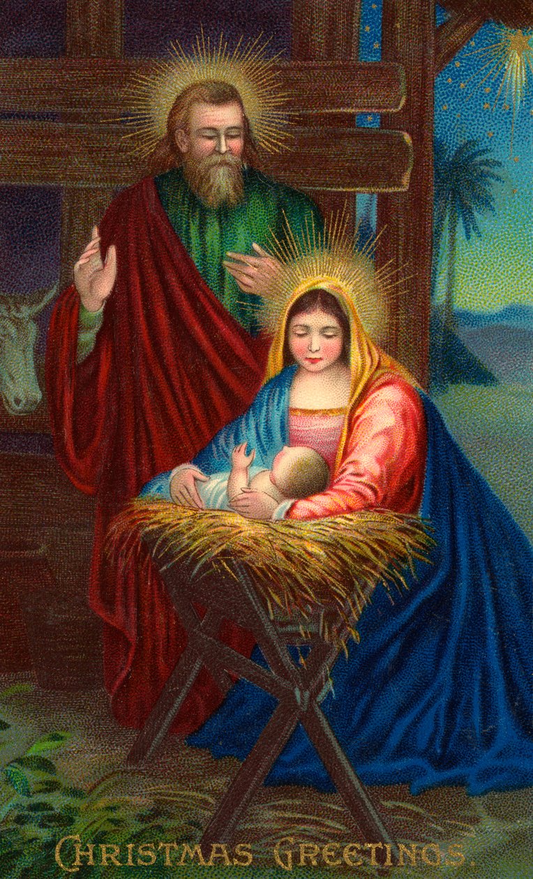 De Heilige Familie met het Christuskind door American School