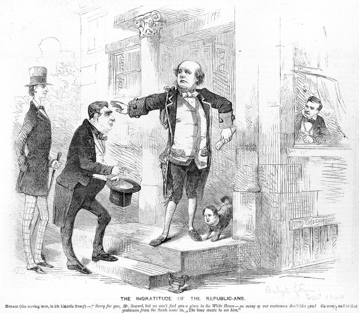 De ondankbaarheid van de Republikeinen, c.1860 door American School