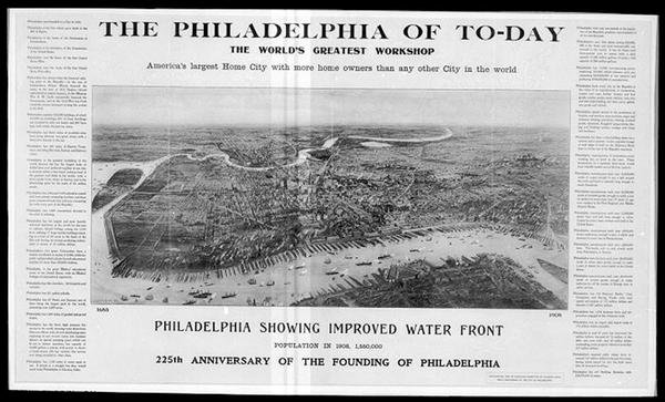 Het Philadelphia van vandaag door American School