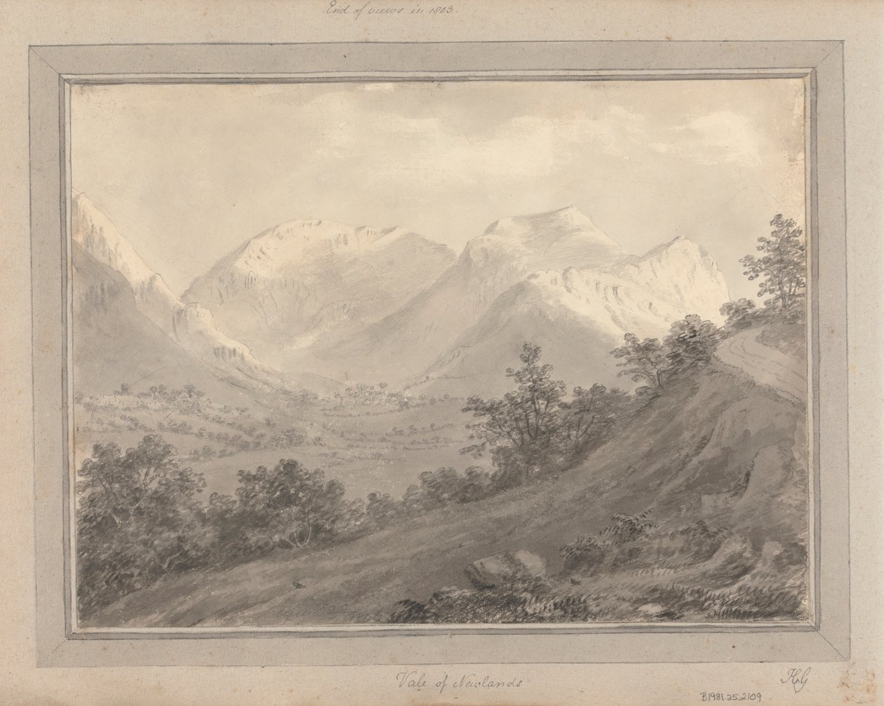 Uitzichten in Engeland, Schotland en Wales; Tour in Schotland: Vale of Newlands, AG door Amos Green