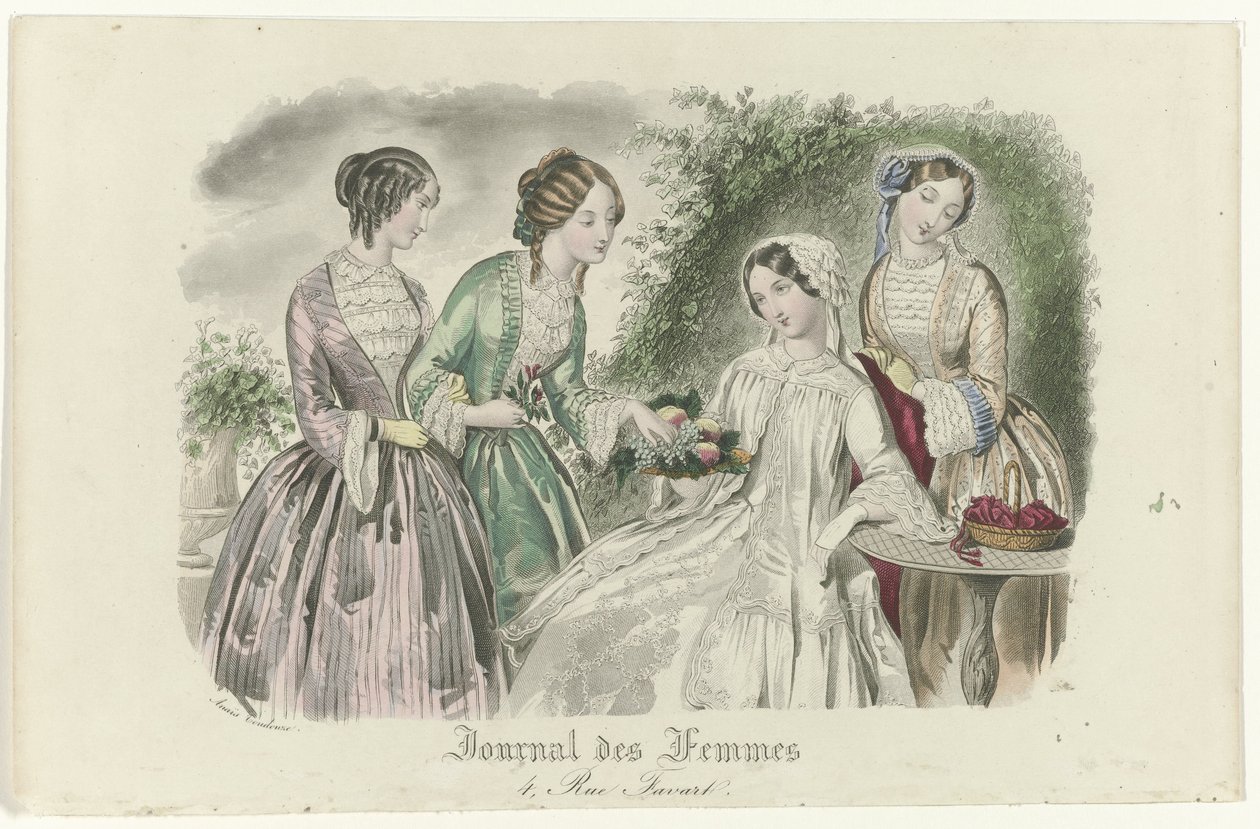 Journal des Femmes, ca. 1850 : 4, Rue Favart door Anaïs Colin Toudouze