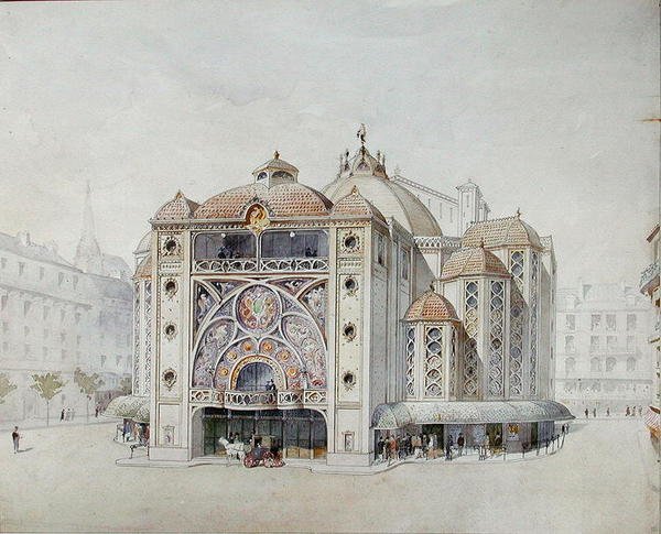 Ontwerp voor een ideaal theater door Anatole de Baudot