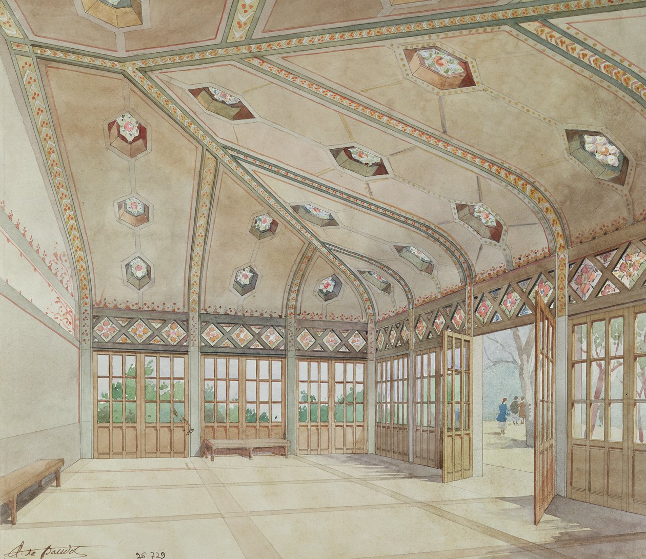 Lycee Victor Hugo, Parijs, 1894 door Anatole de Baudot