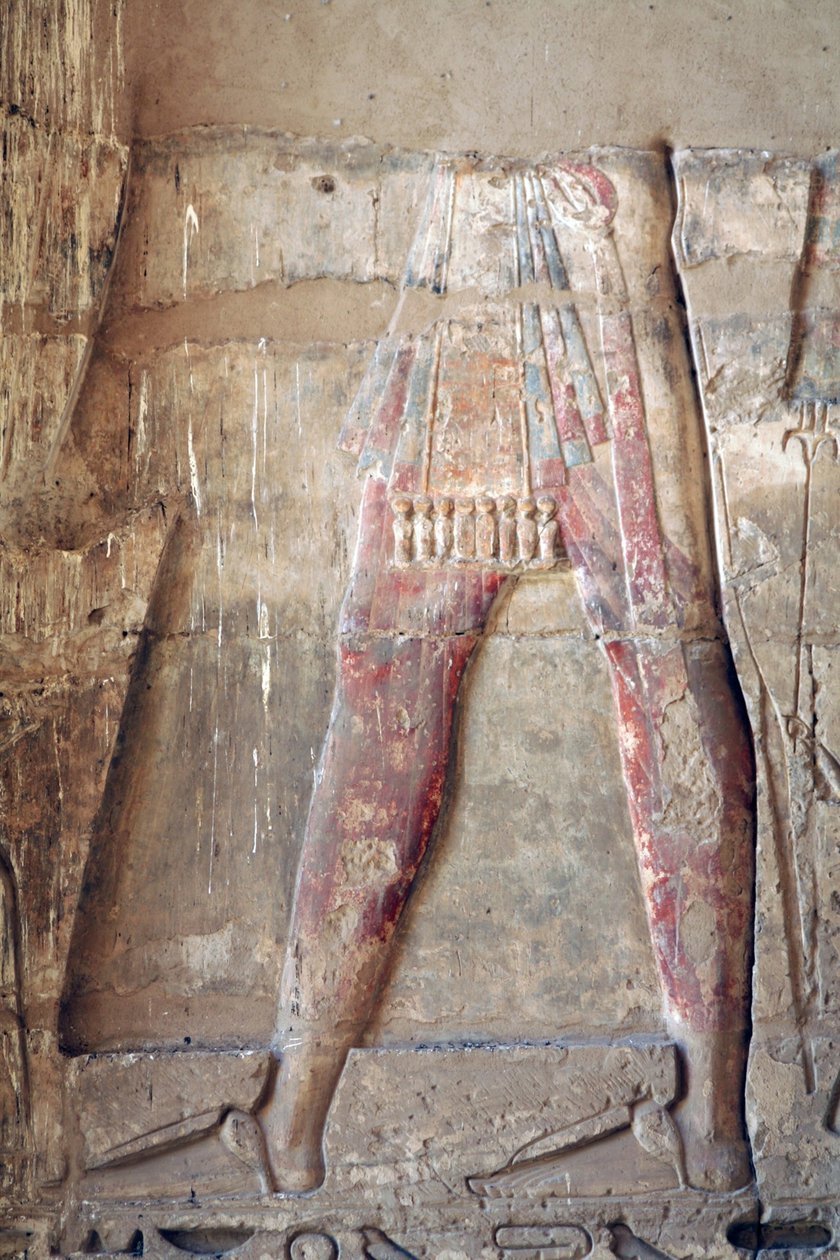 Reliëf van de zonnegod Ra, begraafplaats van Siptah, KV47, ca 13e-12e eeuw v.Chr. door Ancient Egypt