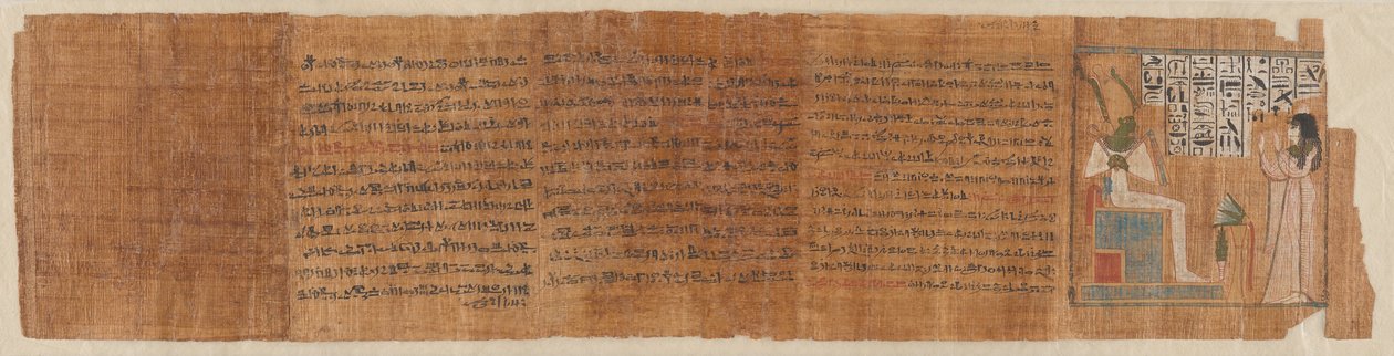 Begrafenispapyrus van Tayuhenutmut door Ancient Egyptian