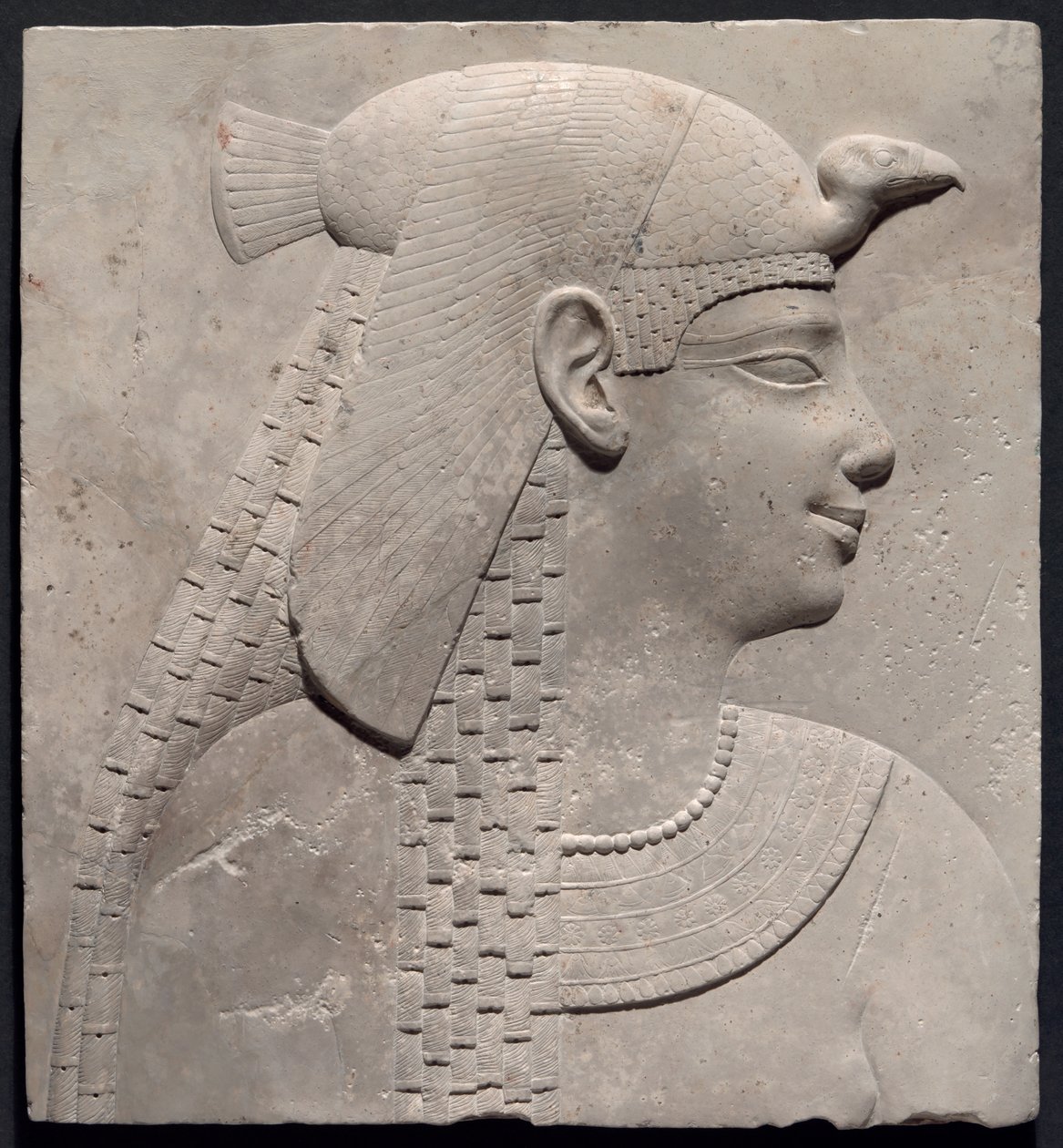 Plaquette met afbeelding van een koningin of godin door Ancient Egyptian