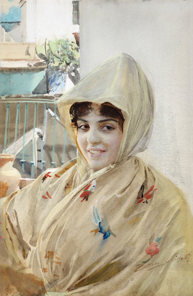Mathilde door Anders Leonard Zorn