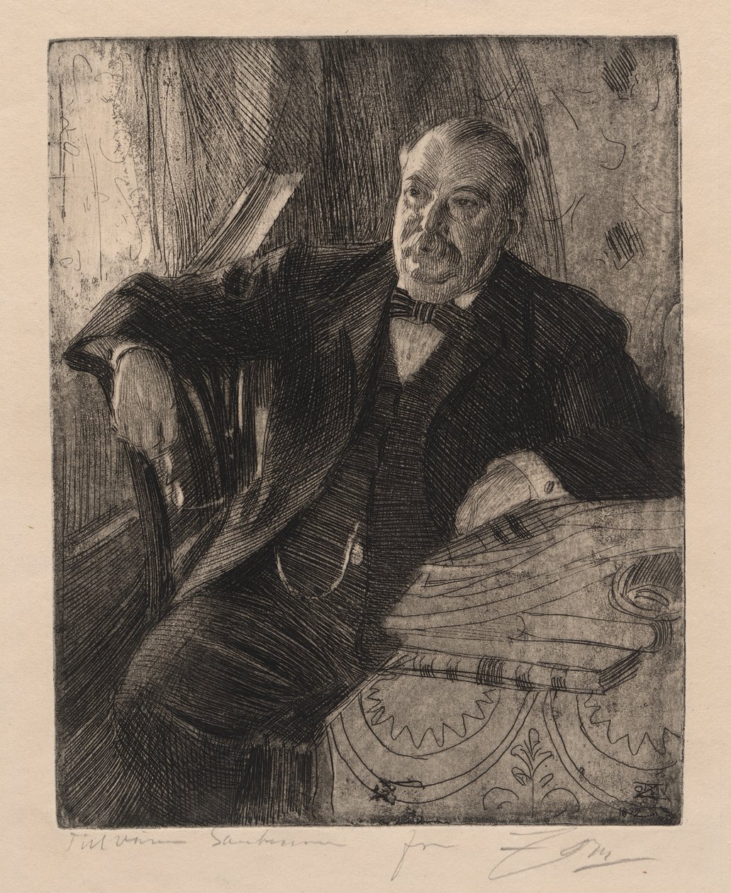 Grover Cleveland door Anders Leonard Zorn