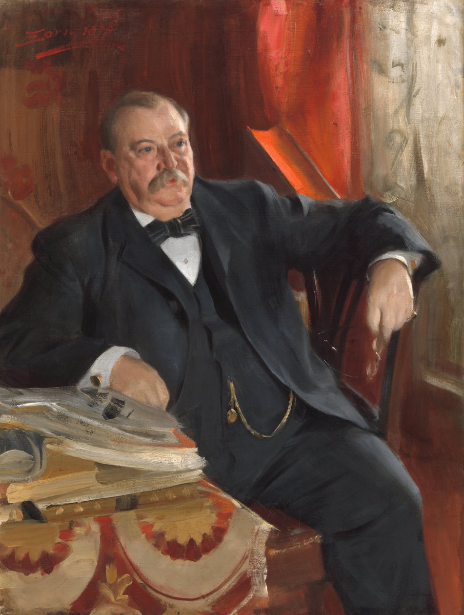 Grover Cleveland door Anders Leonard Zorn
