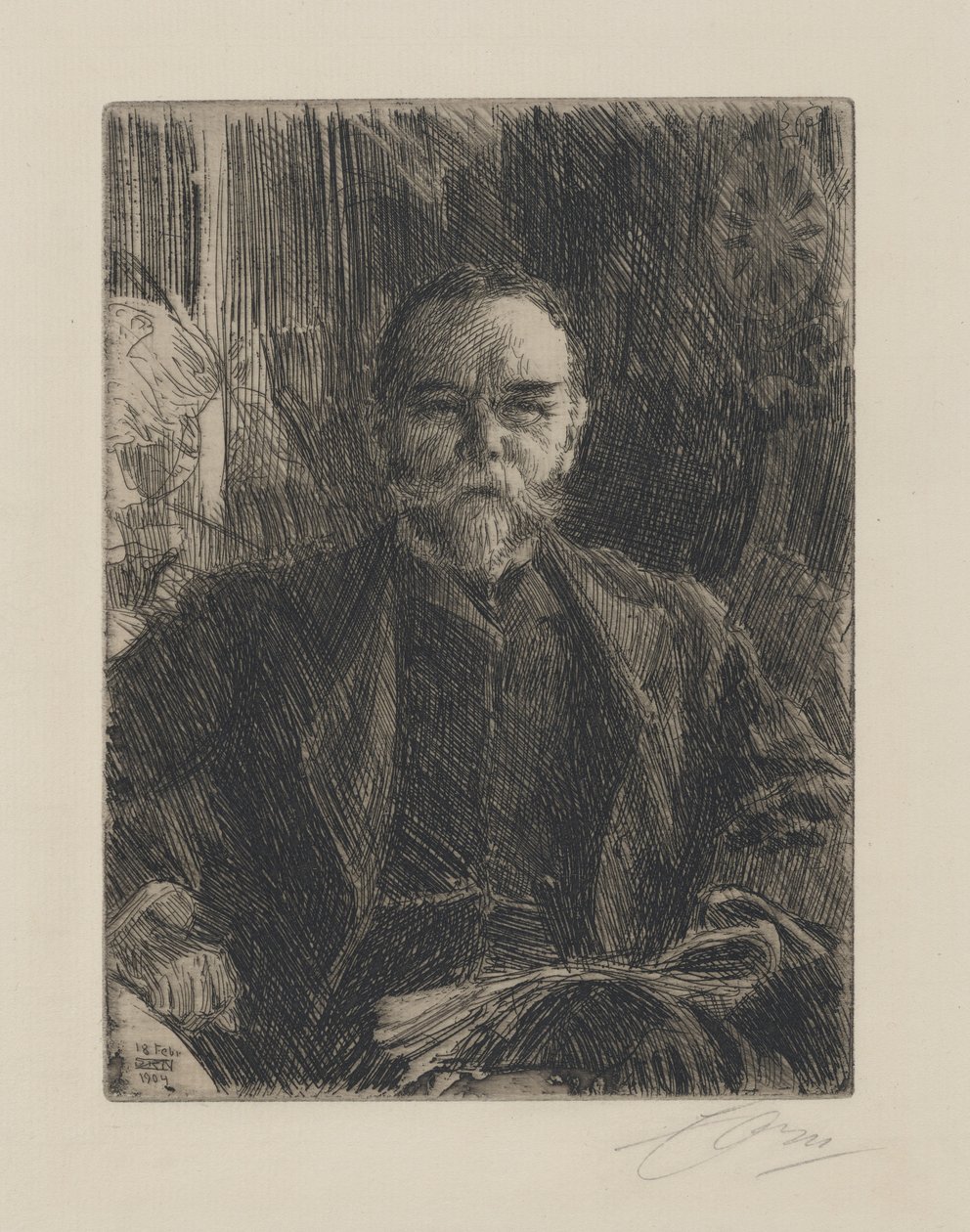 John Milton Hay door Anders Leonard Zorn