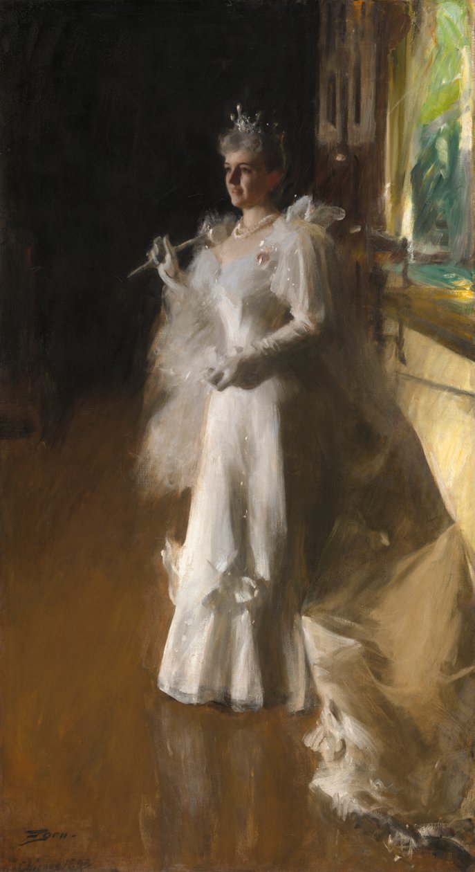 Mrs Potter Palmer door Anders Leonard Zorn
