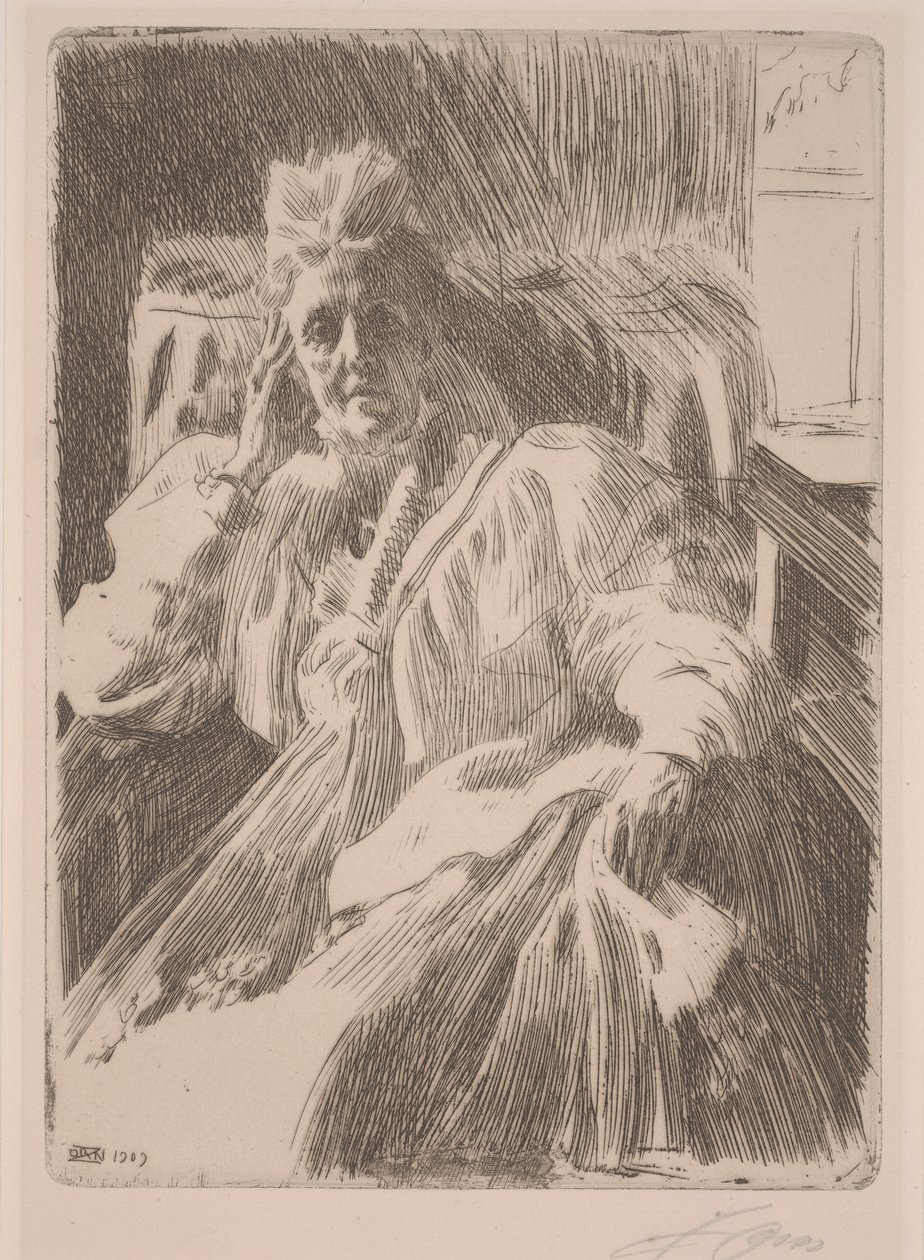 Koningin Sophia van Zweden door Anders Leonard Zorn