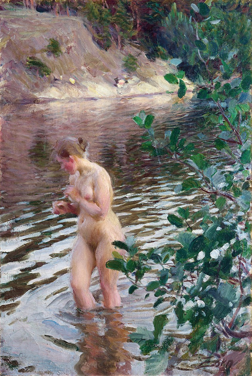 De koude stroom door Anders Leonard Zorn