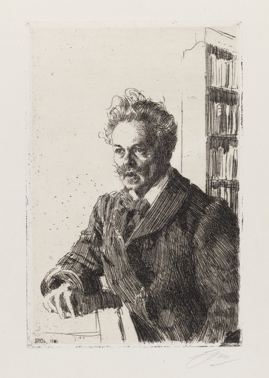 August Strindberg door Anders Zorn