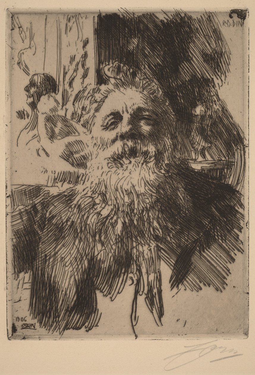 Auguste Rodin door Anders Zorn