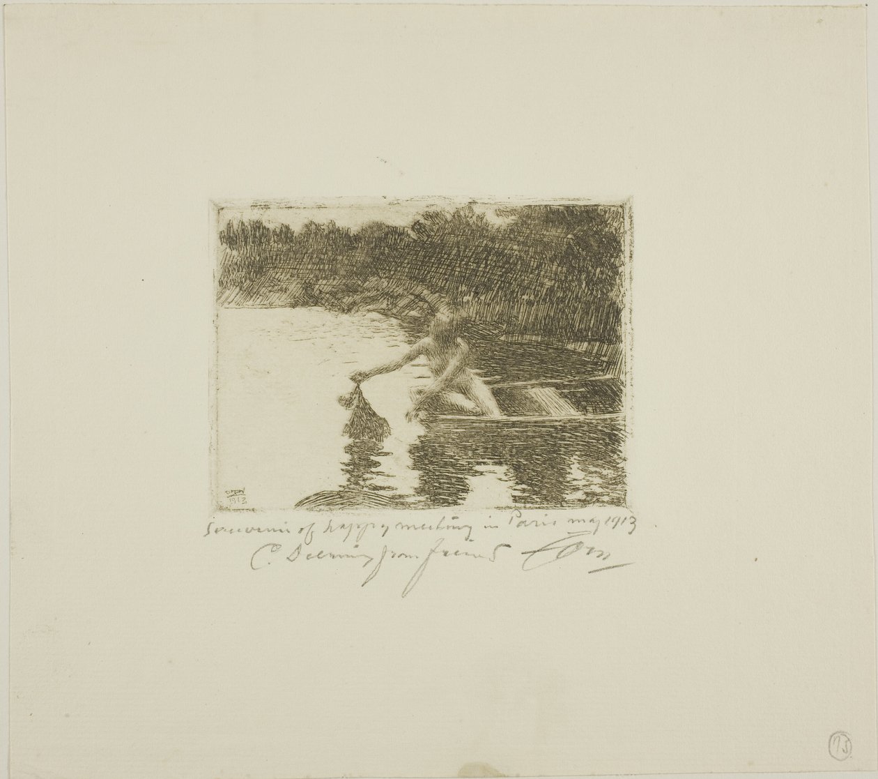 Eka door Anders Leonard Zorn