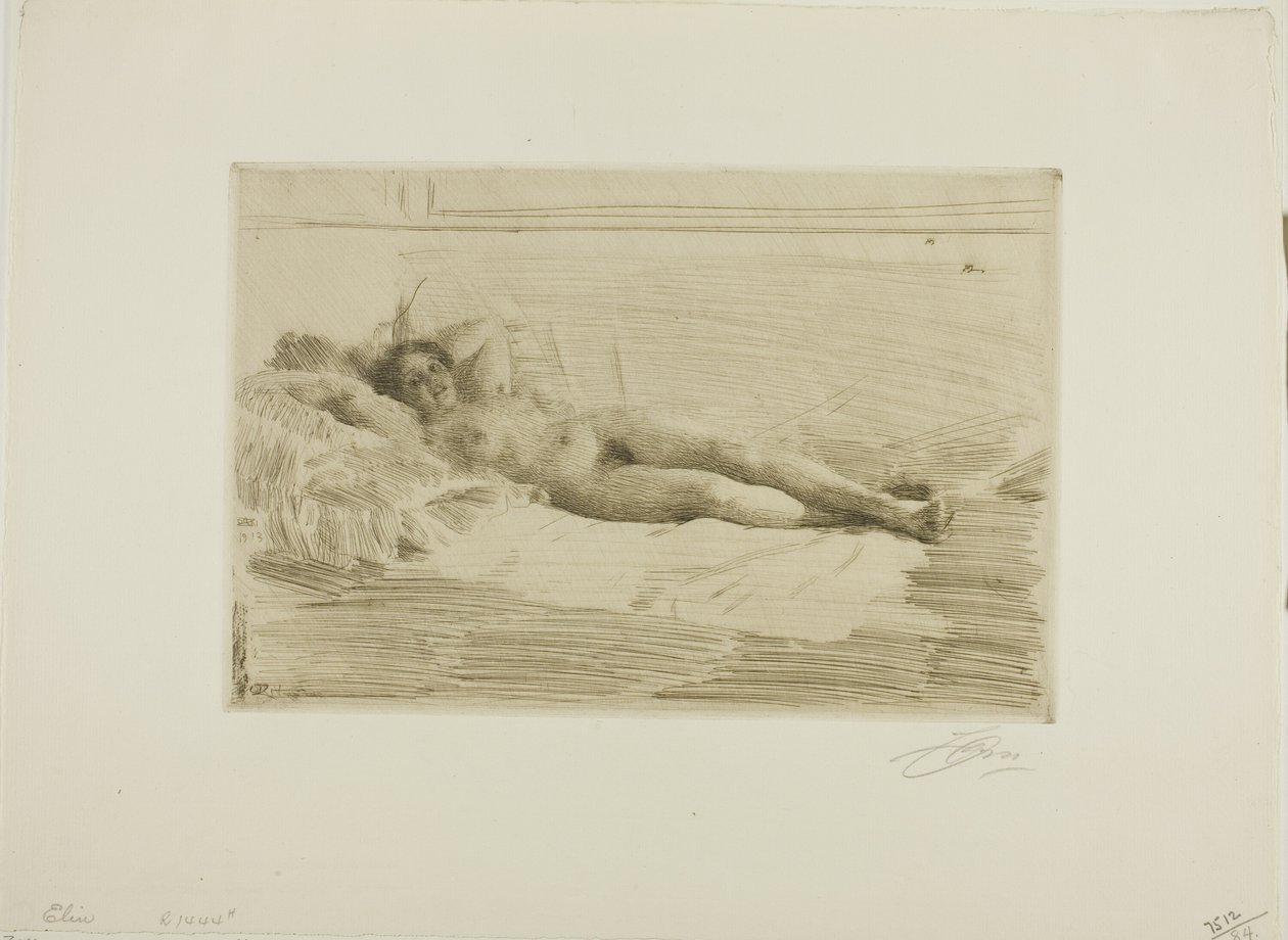 Elin door Anders Leonard Zorn