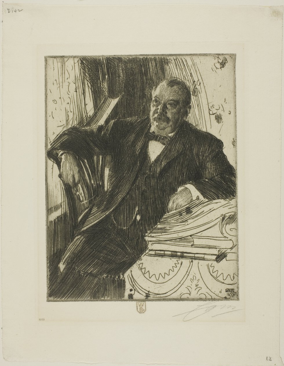 Grover Cleveland II door Anders Leonard Zorn