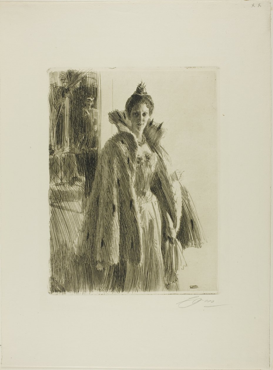 H. R. H. Prinses Ingeborg van Zweden II door Anders Leonard Zorn