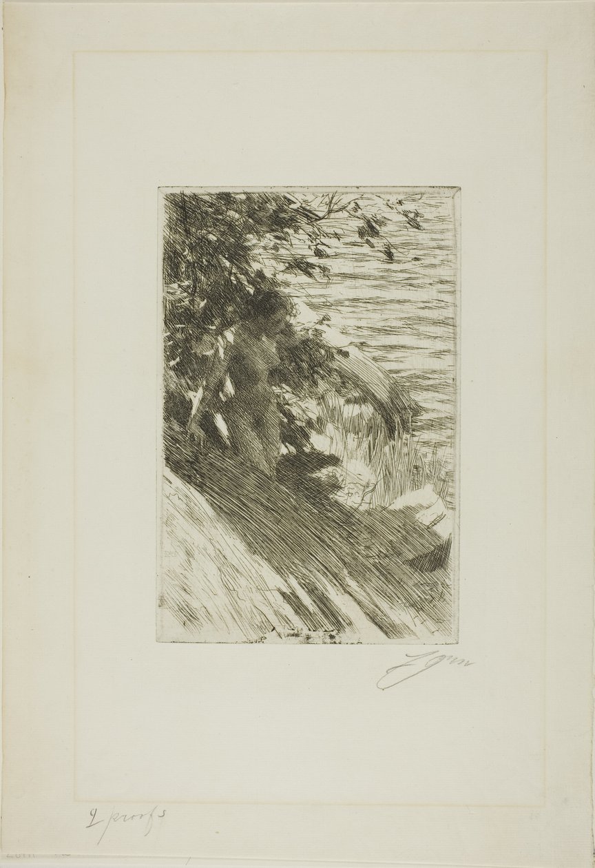 La Grande Baigneuse door Anders Leonard Zorn