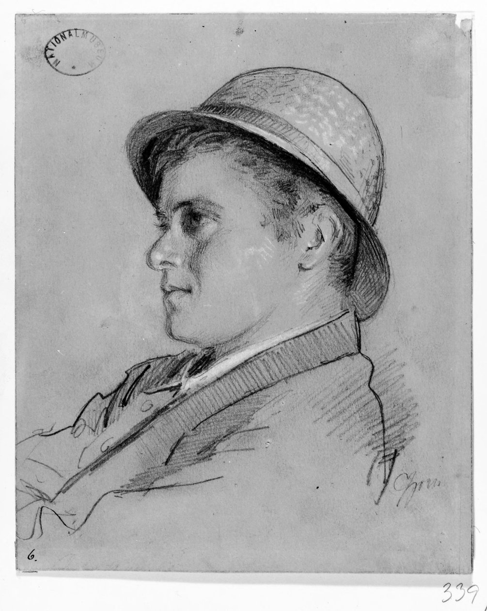 Landschapsschilder Olof Grafström door Anders Zorn