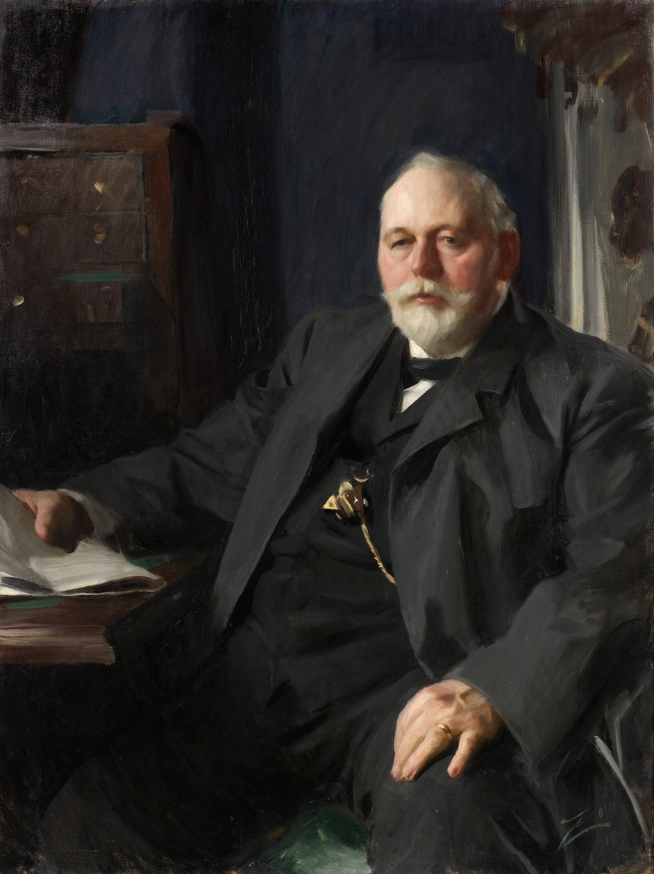 De heer Frans R. Heiss door Anders Zorn