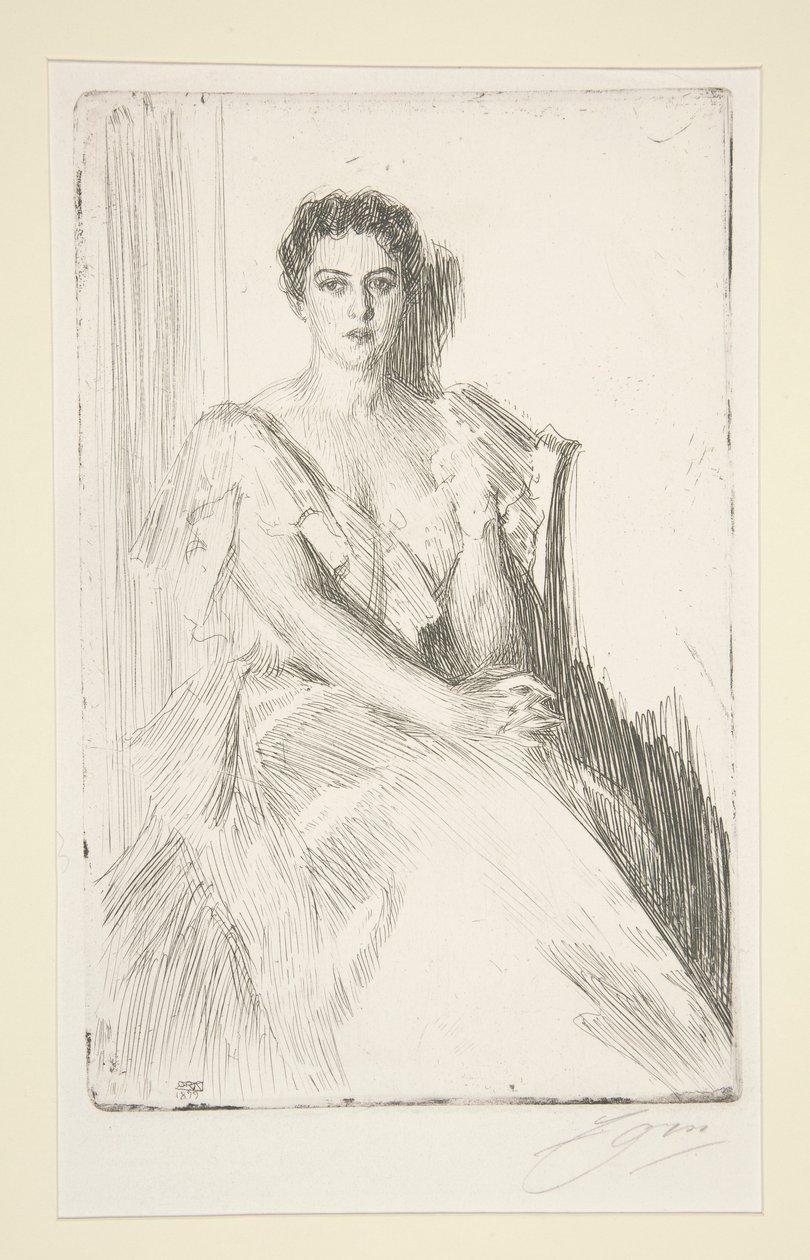 Mevrouw Cleveland door Anders Leonard Zorn
