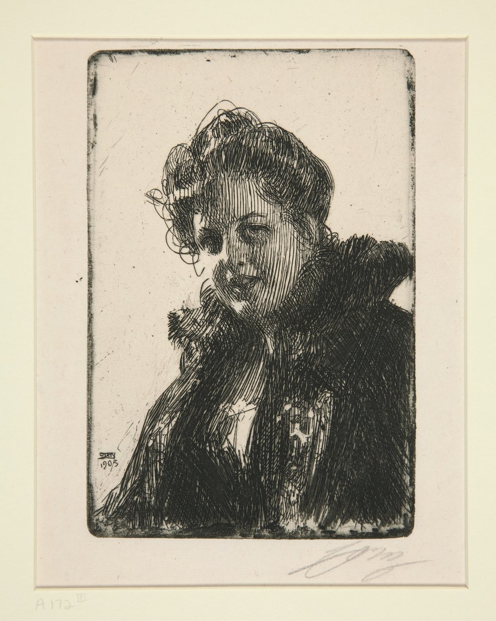 Mevrouw Granberg door Anders Zorn