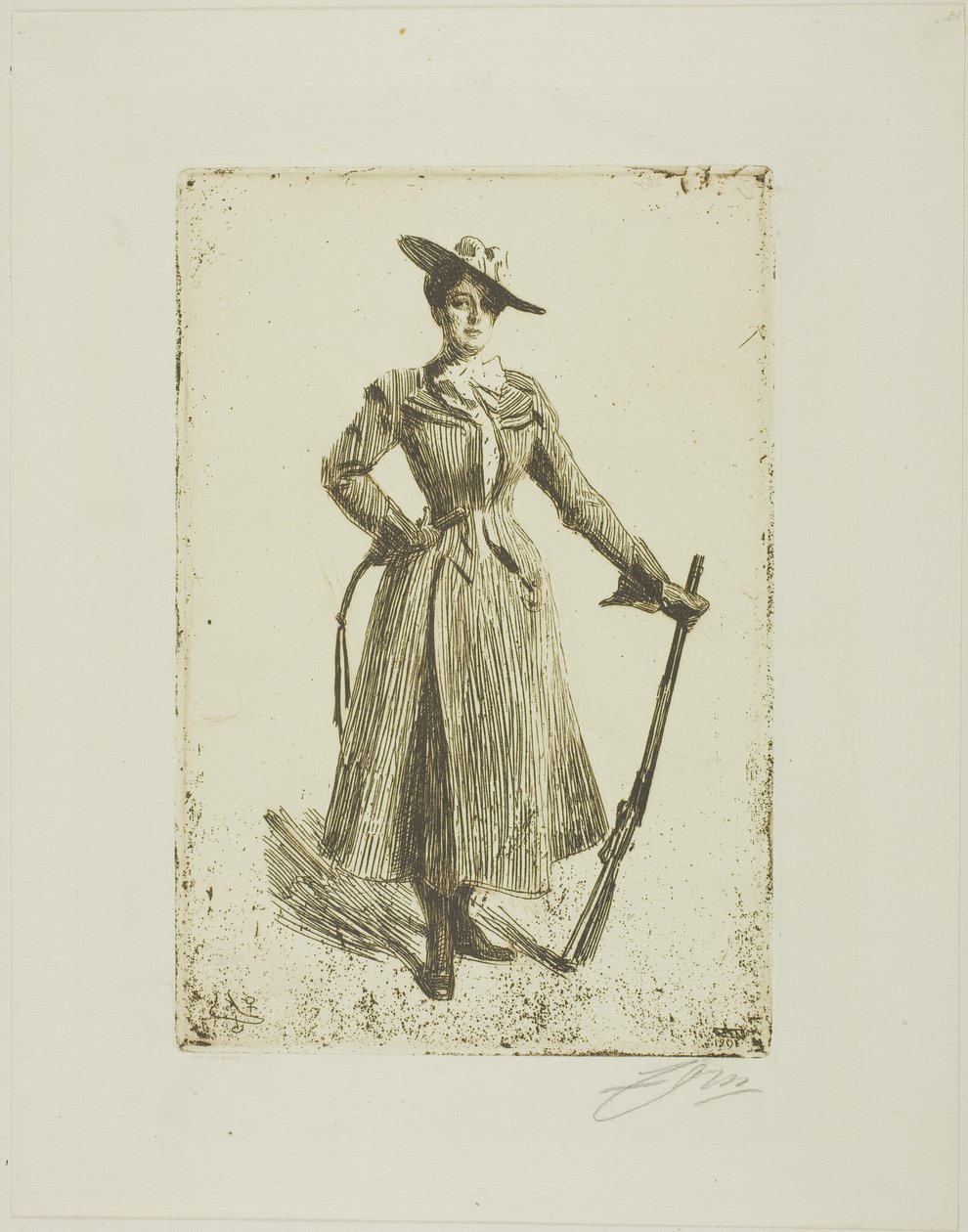 Mevrouw Thompson Seton door Anders Leonard Zorn