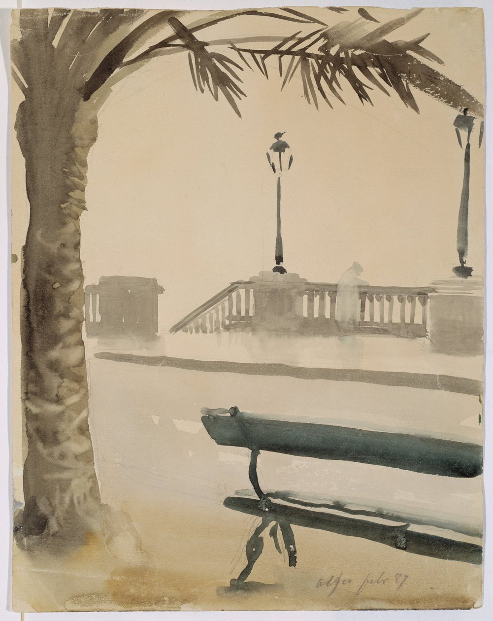 Op het terras door Anders Zorn