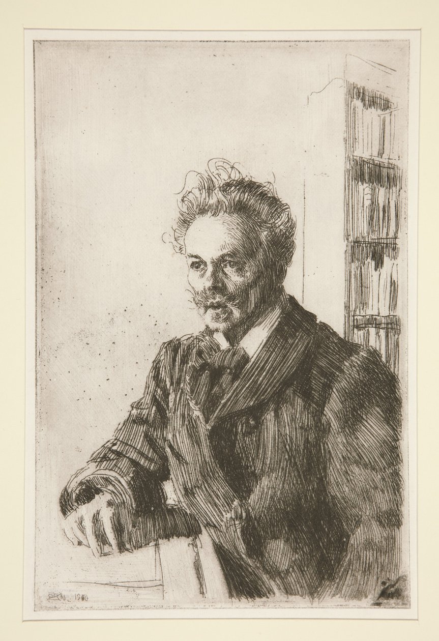 Portret van August Strindberg door Anders Zorn