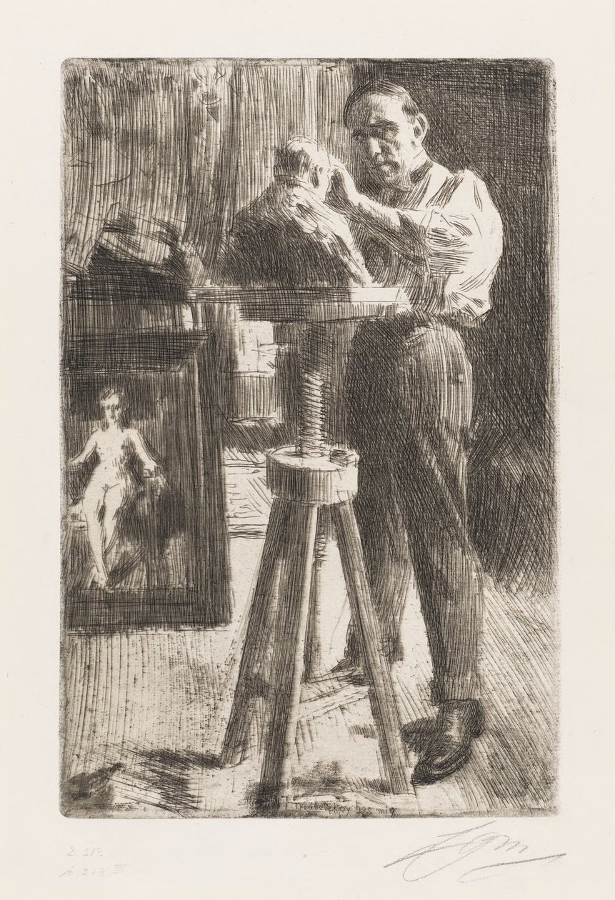 Prins Paul Troubetzkoy I door Anders Zorn