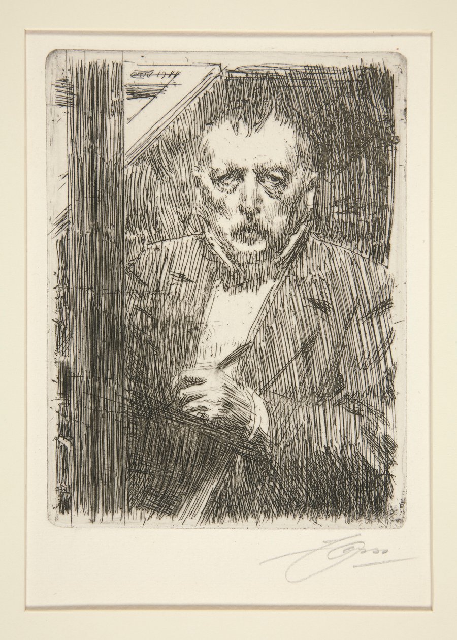 Zelfportret door Anders Leonard Zorn